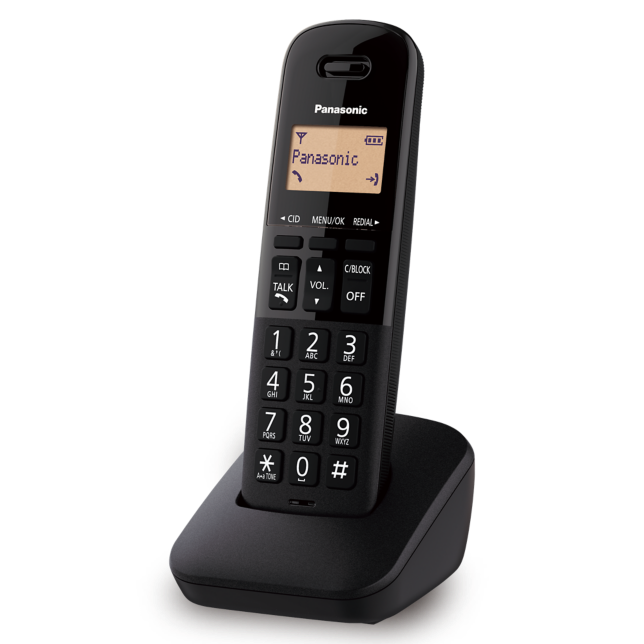 KX-TGB310MEB - Teléfono inalámbrico Con Identificador De Llamadas, Modo Eco, Directorio Telefónico, color negro